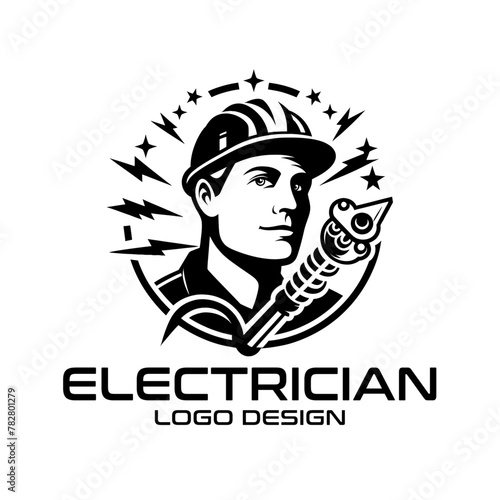 Φωτογραφία Electrician Vector Logo Design