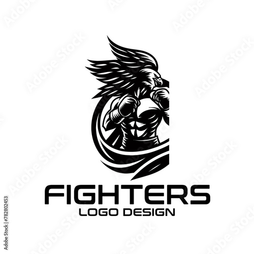 Fighters Vector Logo Design