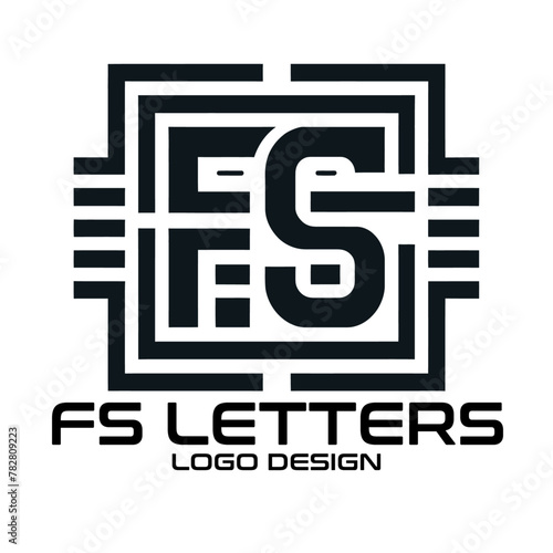 FS Letters Vector Logo Design