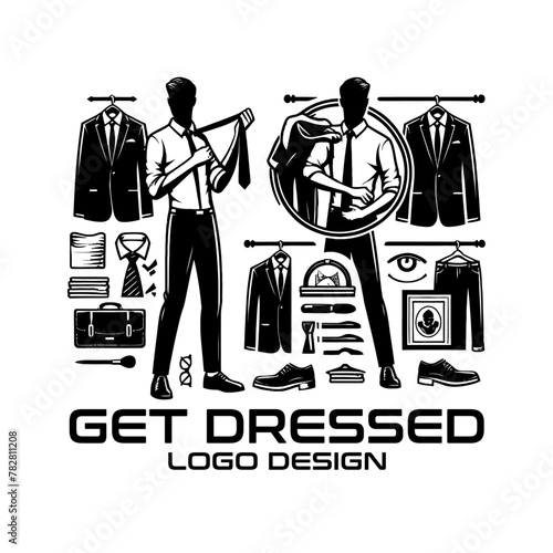 Get Dressed Vector Logo Design