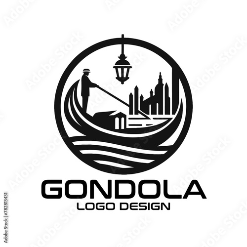 Gondola Vector Logo Design