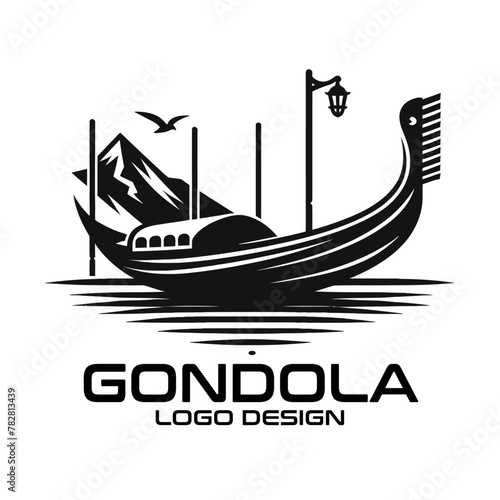Gondola Vector Logo Design