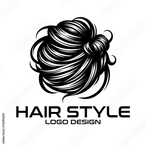Hair Style Vector Logo Design