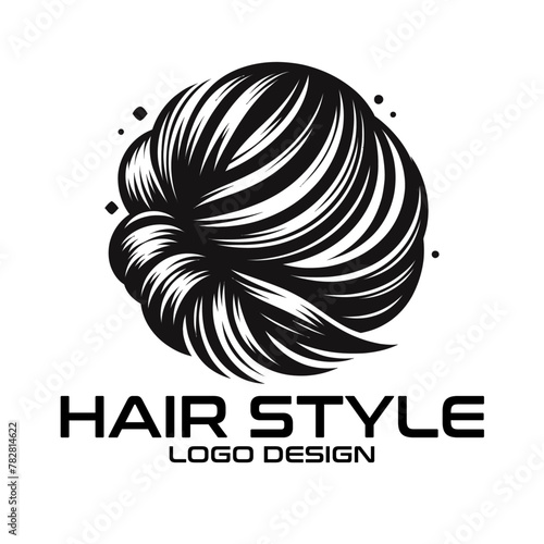 Hair Style Vector Logo Design