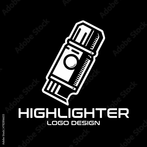 Highlighter Vector Logo Design photo