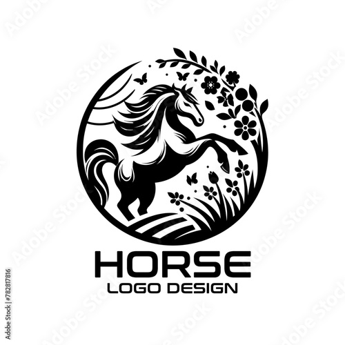 Horse Vector Logo Design