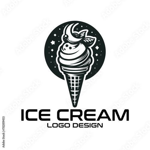 Ice Cream Vector Logo Design