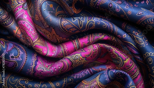 Patterned Fabrics, Textured fabrics with intricate patterns such as florals, paisleys, or stripes, perfect for adding depth and visual interest to digital textile designs or fashion illustrations