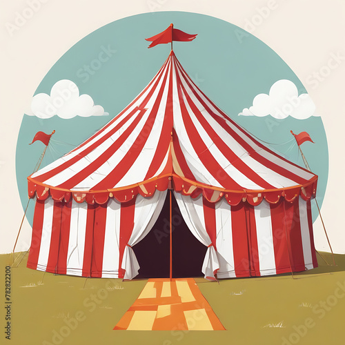 circus tent illustration. circus aesthetic