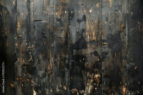 Wooden texture with scratches and cracks, Grunge background