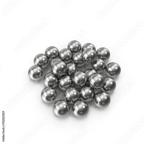 Pile of Silver Balls