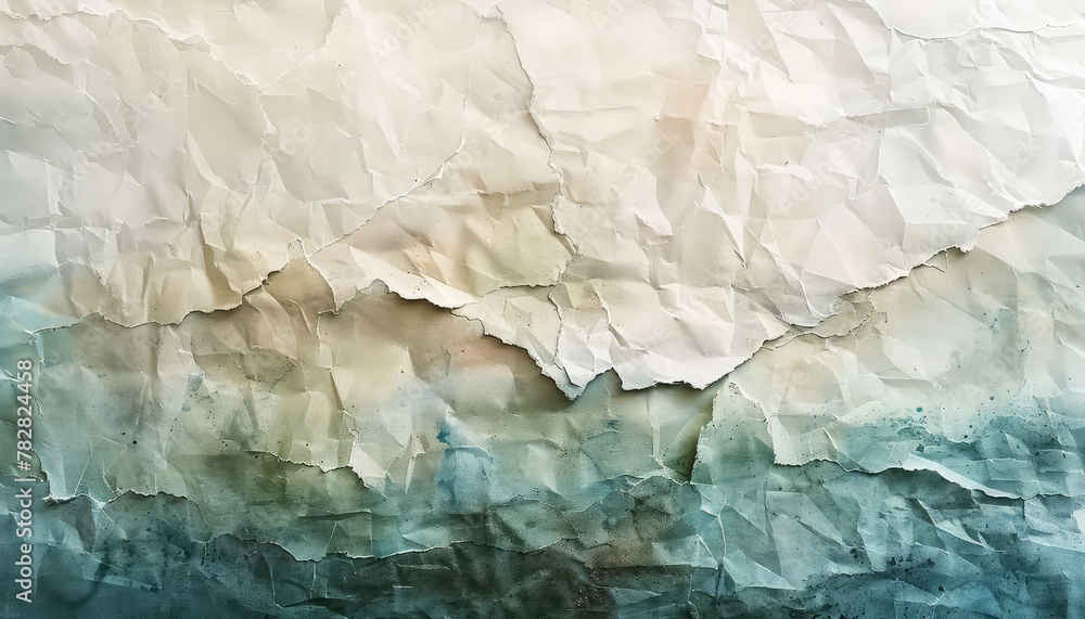 Obraz premium Watercolor Paper Background, Soft and subtle paper textures with hints of watercolor washes, ideal for adding a handmade and artistic touch to digital artworks or invitations