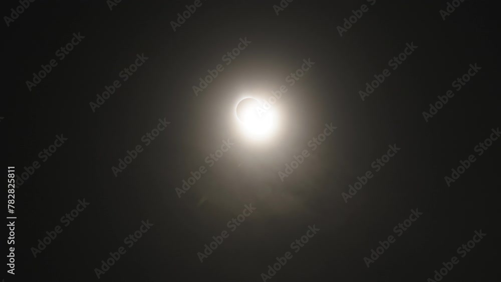 A time-lapse shot of the end of a total solar eclipse coming into the diamond ring phase. Shot in 4k A time-lapse shot of the end of a total solar eclipse coming into the diamond ring phase. Shot in 4k