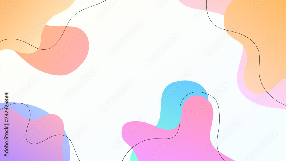 ABSTRACT BACKGROUND WITH HAND DRAWN SHAPES PASTEL GRADIENT COLOR VECTOR DESIGN TEMPLATE FOR WALLPAPER, COVER DESIGN, HOMEPAGE DESIGN ABSTRACT BACKGROUND WITH HAND DRAWN SHAPES PASTEL GRADIENT COLOR VECTOR DESIGN TEMPLATE FOR WALLPAPER, COVER DESIGN, HOMEPAGE DESIGN