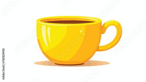 Cup icon cartoon vector food illustratiom 2d flat c photo