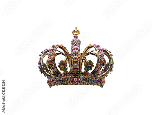 isolated royal crown