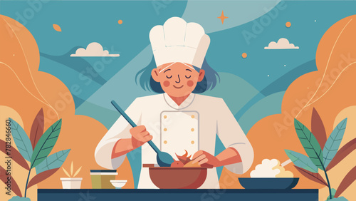Embracing her love for adventure a senior chef takes on the challenge of learning traditional Thai cooking techniques in a class expertly