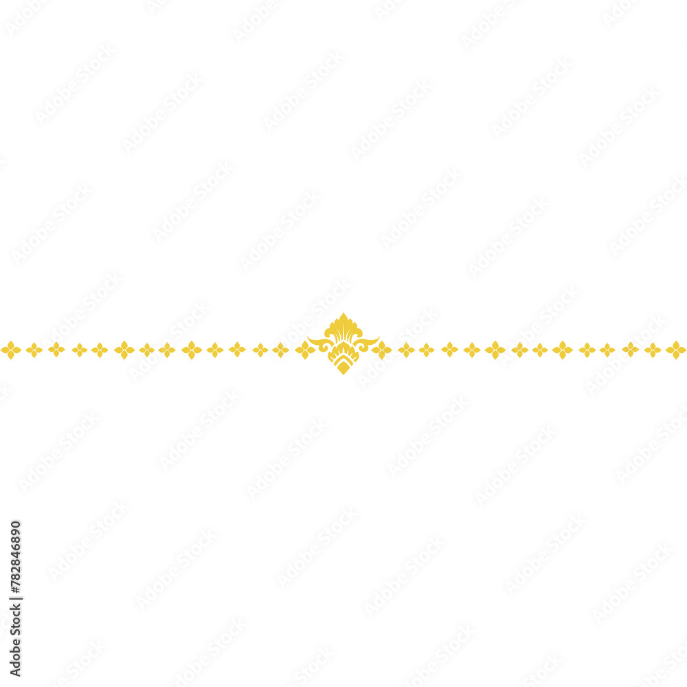Decorative Thai Art Pattern luxury line art, lai Thai flat element illustration Decorative Thai Art Pattern luxury line art, lai Thai flat element illustration