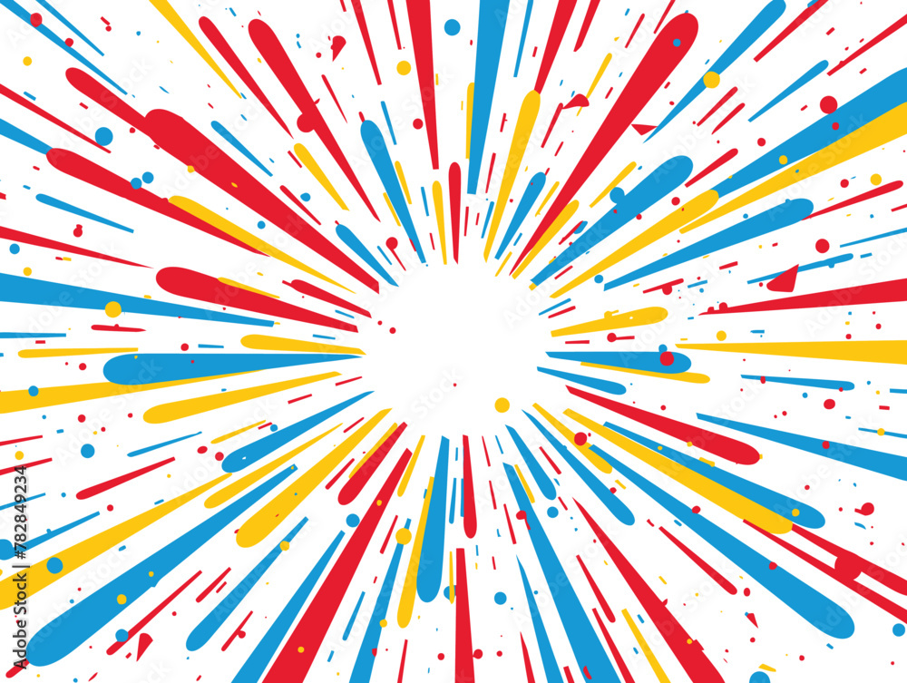 a colorful explosion of paint splatters on a white background a colorful explosion of paint splatters on a white background