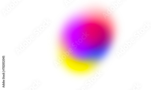 Colorful gradient with noise and blur effects. Gradient beam of light on a transparent background. Colorful glare of neon light
