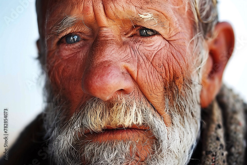 Portrait Photo of an Old Man, Generative AI