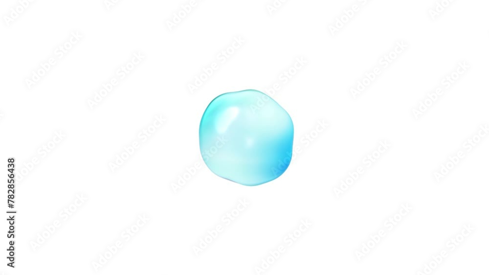 Animation of color water gushing in a circular shape Animation of color water gushing in a circular shape