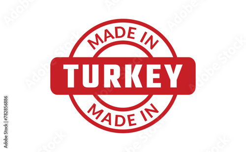 Made In Turkey Rubber Stamp