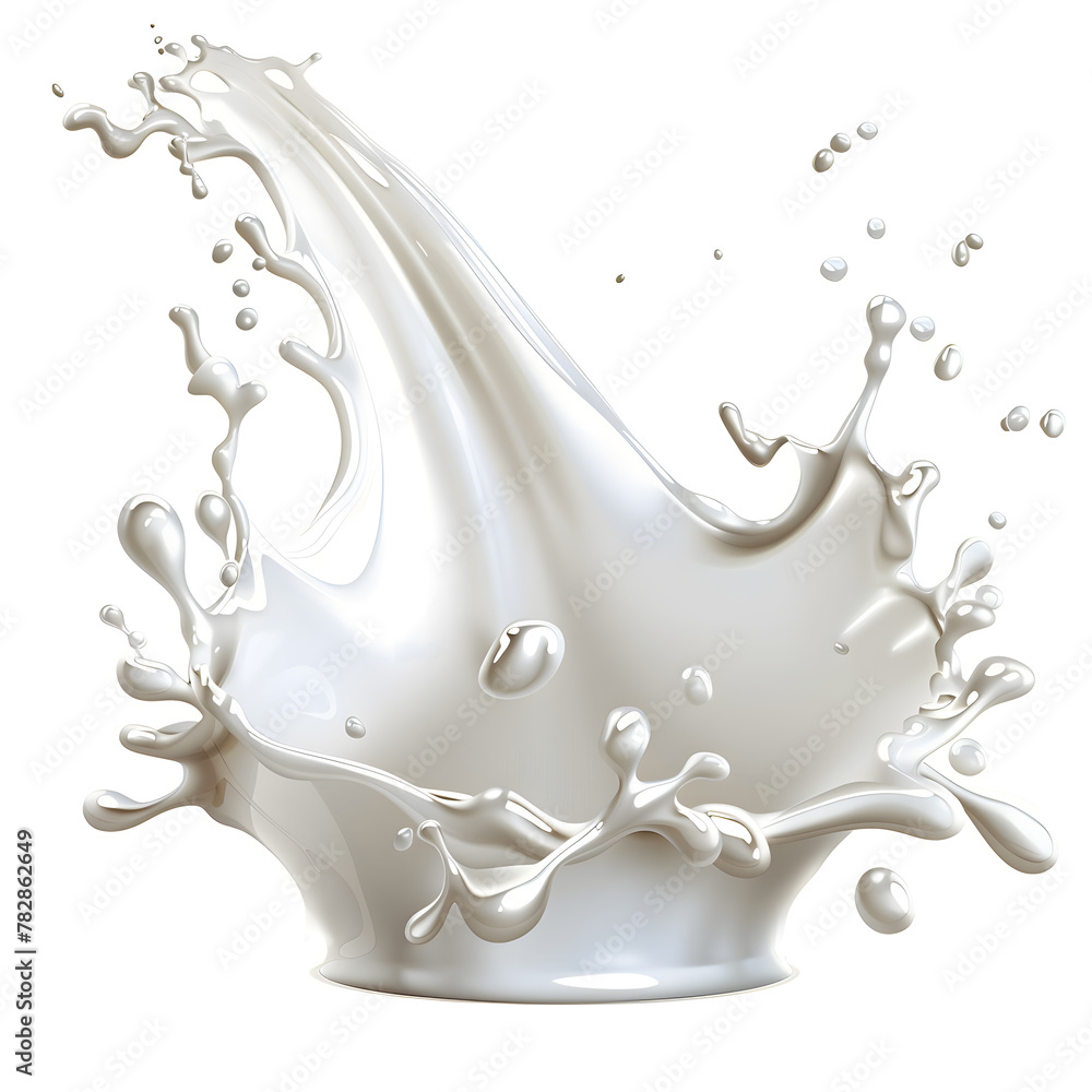 Milk Splash on transparent png Milk Splash on transparent png