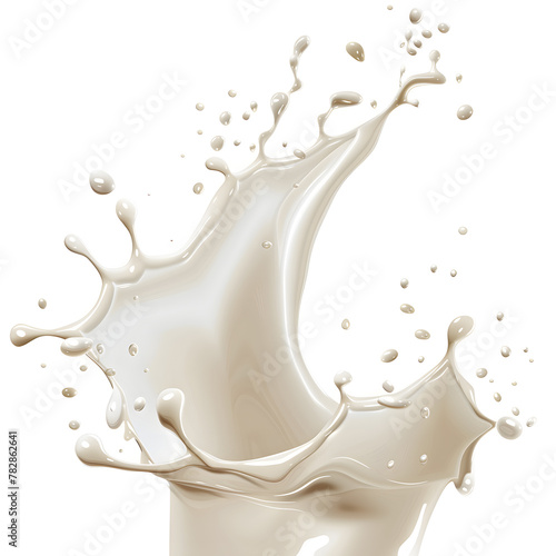 Milk Splash on transparent png