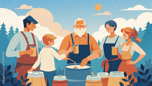 A family reunion picnic takes on a new level of excitement as the youngest members set up a makeshift brewery using pots and buckets borrowed