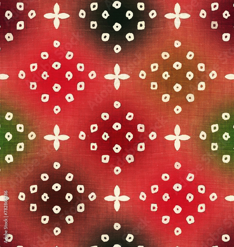 Traditional seamless bandhani patoda pattern Digital design	
