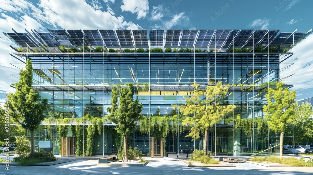 Photo inspiration: Picture Idea: An Environmentally Conscious Office Building With A Striking Glass
