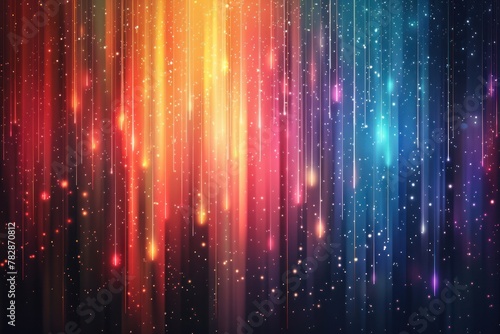 A colorful, multi-colored background with a lot of sparkles