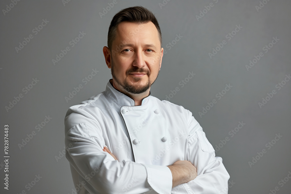 Portrait Photo of a Chef, Generative AI Portrait Photo of a Chef, Generative AI
