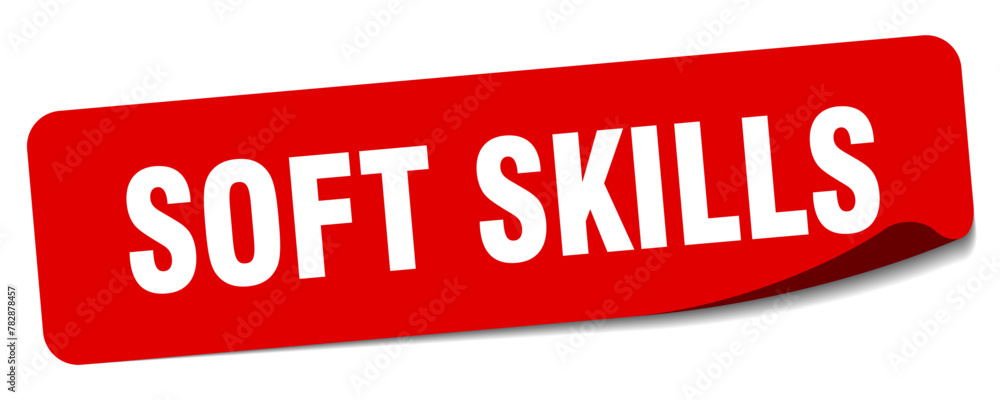 soft skills sticker. soft skills label soft skills sticker. soft skills label