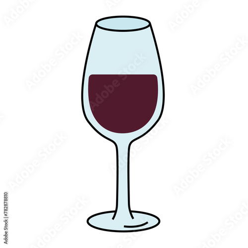 ワイン　ボトル　グラス　アイコン　シンプル