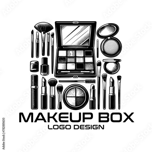 Makeup Box Vector Logo Design