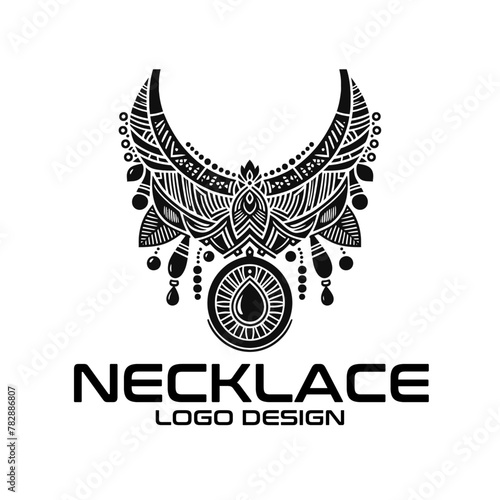 Necklace Vector Logo Design