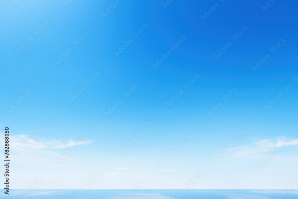 Bright blue sky, cloudless, floating Bright blue sky, cloudless, floating