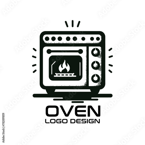 Oven Vector Logo Design photo