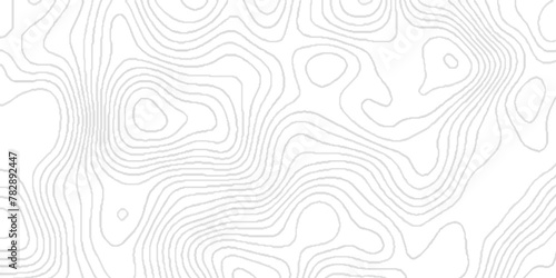 Black and white Geographic abstract grid, topographic contours map background, pattern of abstract detailed contour Topographic Map, Geographic mountain relief abstract background. photo