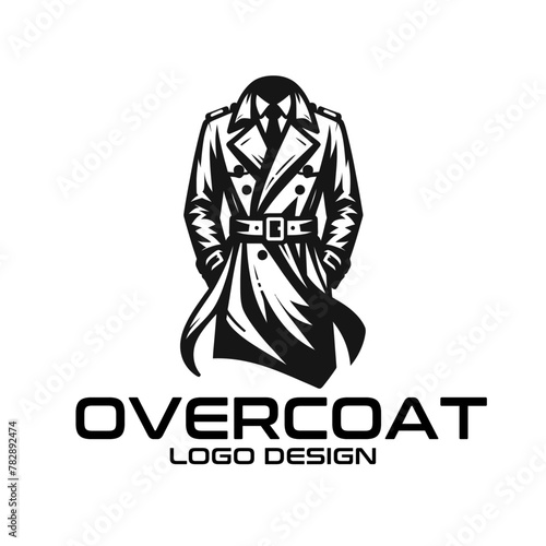 Overcoat Vector Logo Design photo