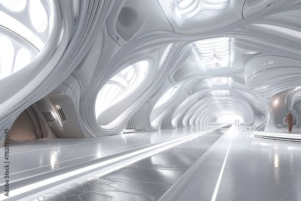Modern white architecture clean lines Modern white architecture clean lines