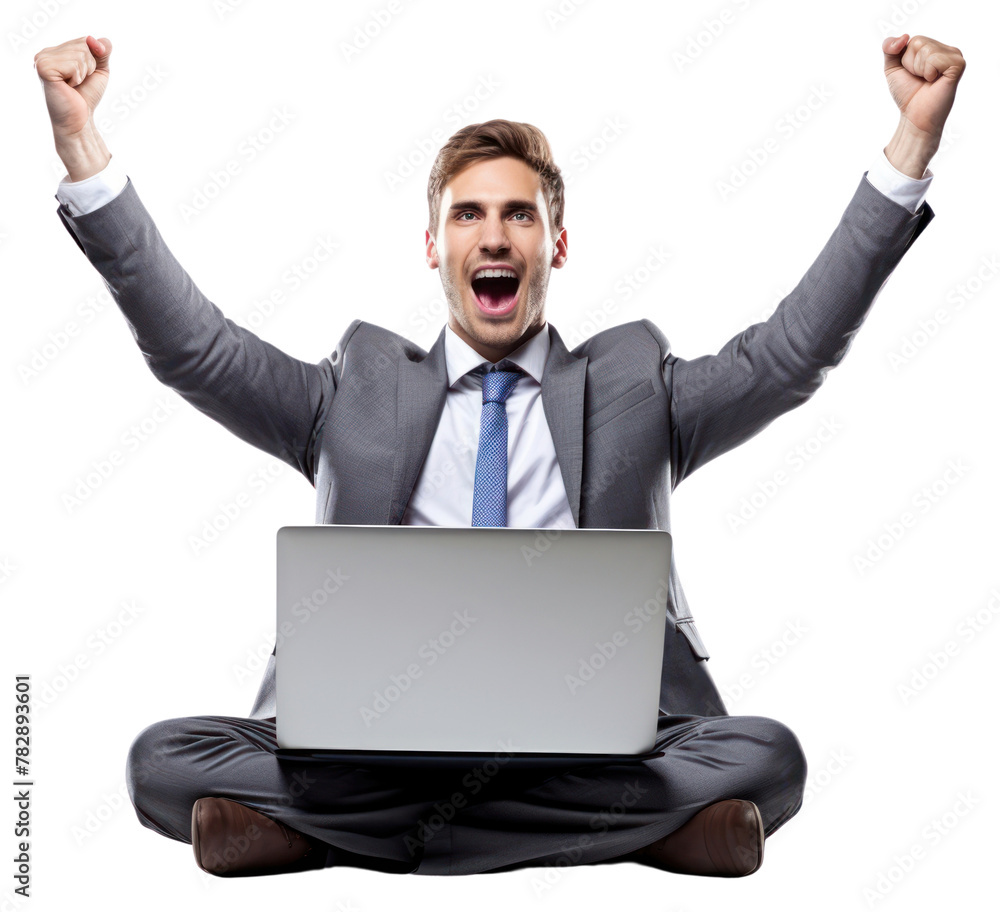 PNG Hands raised laptop shouting computer. PNG Hands raised laptop shouting computer.