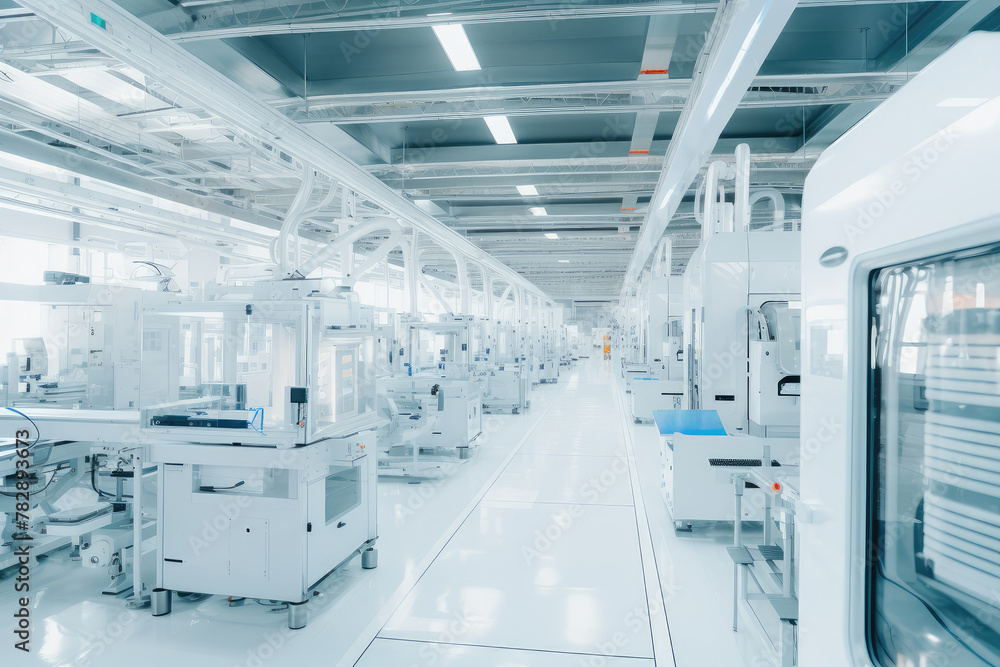Obraz premium State-of-the-Art Industrial Manufacturing Facility
