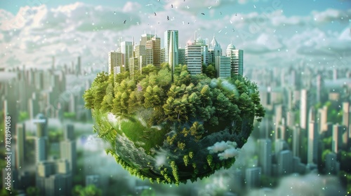 World environment day  earth day  conservation concept. Ecology  nature  planet concept  and safe nature earth day concept. World environmental protection. 
