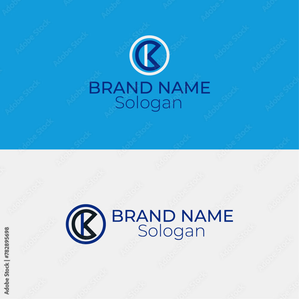 K logo design 