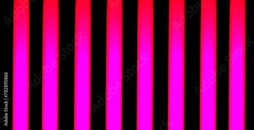 abstract colorful neon background view. Pink neon lines on a black background. 