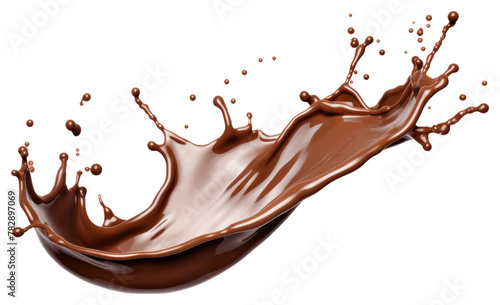 PNG Chocolate splash border white background refreshment splattered. 