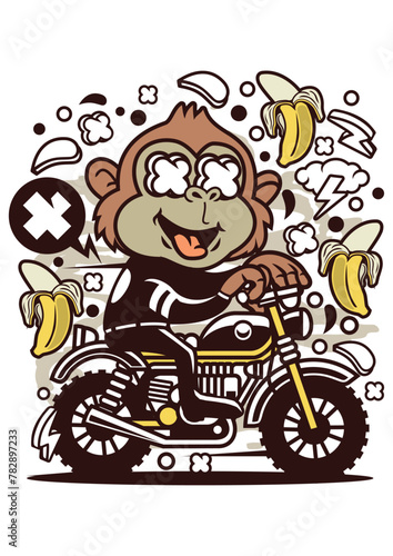 Monkey Motocrosser
